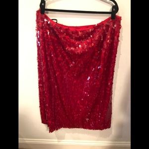 Crawfish sequined skirt